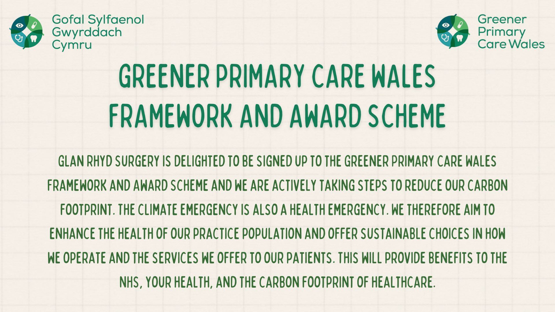 Greener primary care